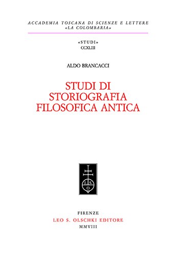 Studi di storiografia filosofica antica.