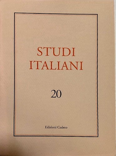 Studi italiani. Vol. 20. X,2. Indice: Scrittoio --FRANCO LONGONI, Due … | Immagine principale