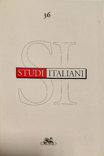 Studi italiani. Vol. 36. XVIII,2. Dall'Indice: --Elisa Martini. Una struttura …