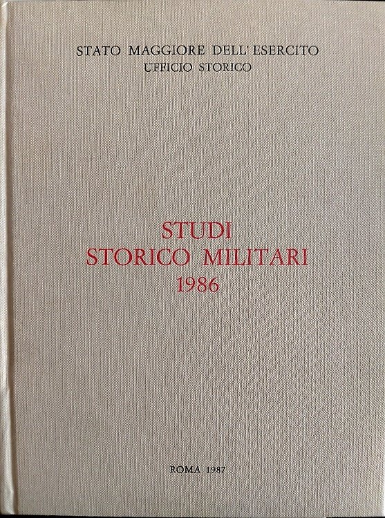 Studi Storico Militari 1986. | Immagine principale