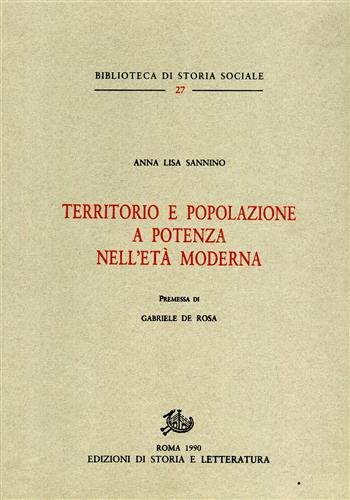 Territorio e popolazione a Potenza nell'età moderna.