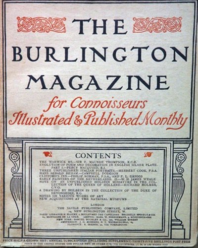 The Burlington Magazine. Lotto costituito da 375 numeri mensili dal …