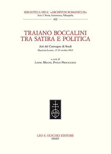 Traiano Boccalini tra satira e politica. Atti del Convegno di … | Immagine Gallery 2