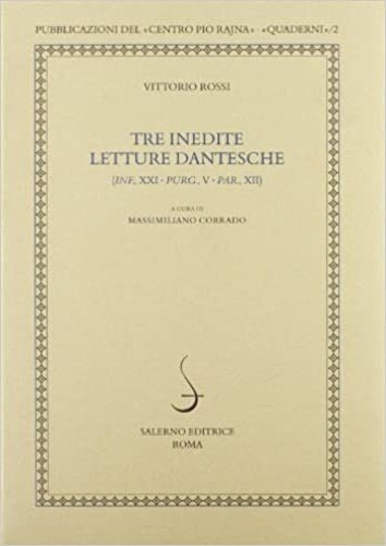 Tre inedite letture dantesche (Inf., XXI - Purg,. V - …