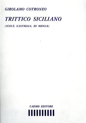 Trittico siciliano. (Scinà,Castiglia,Di Menza).