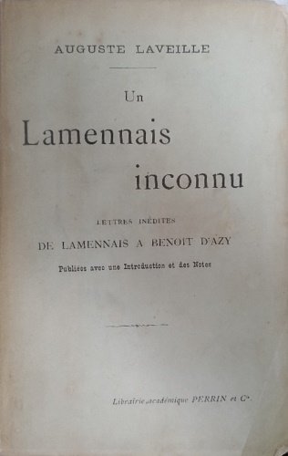 Un Lamennais inconnu.