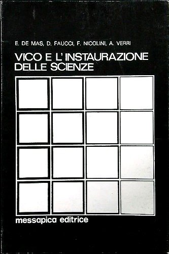 Vico e l'instaurazione delle scienze.