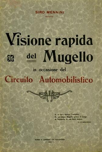 Visione rapida del Mugello in occasione del Circuito automobilistico.