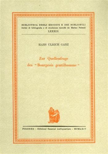Zur Quellenfrage des "Bourgeois gentilhomme".