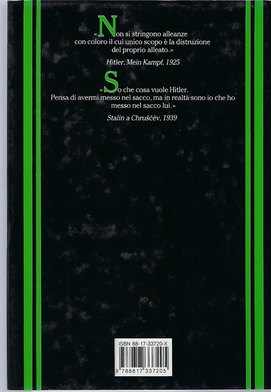 "L'abbraccio mortale" "Hitler e Stalin e il patto Ribbentrop-Molotov 1939-1941"