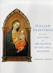 Italian Paintings - XIV XVI Centuries - in the Museum …