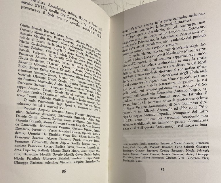 LA LINGUA LETTERARIA DEL MEZZOGIORNO D'ITALIA NEL SETTECENTO