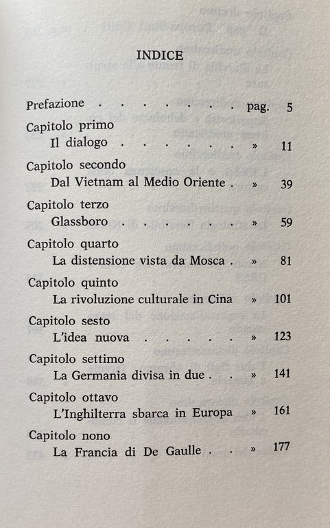 LA DIARCHIA. 1969 USA-URSS: IDEOLOGIE E COMPROMESSI DELLA POLITICA MONDIALE …