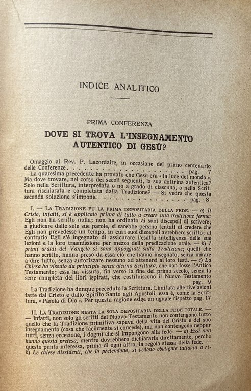 L'EREDITÀ DI GESÙ. CONFERENZE DI NOSTRA SIGNORA DI PARIGI (1935)