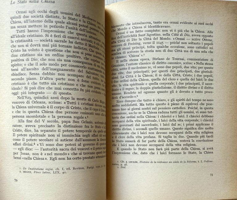 I CATTOLICI E LA LIBERTÀ DI OPINIONE