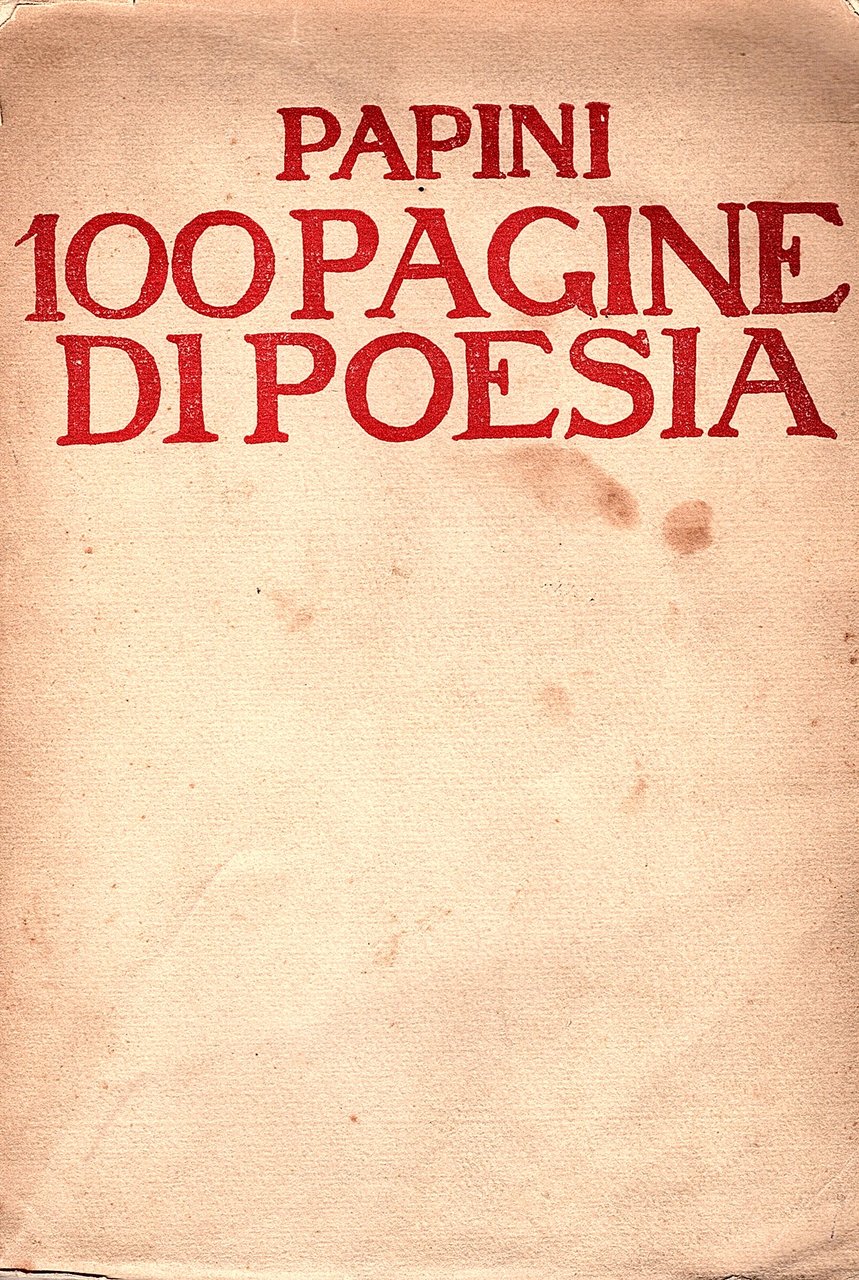 100 pagine di poesia. Seconda edizione