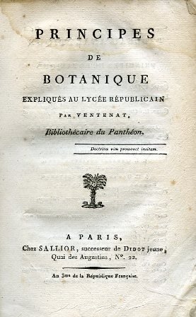 Principes de Botanique expliqués au Lycée Républicain