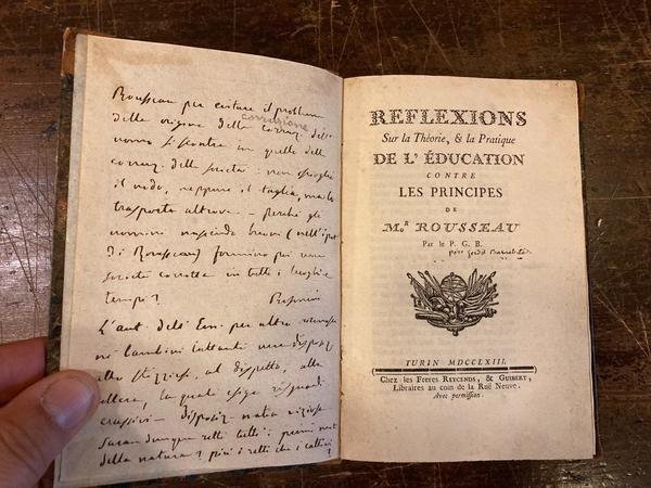Reflexions sur la Théorie, & la Pratique de l'Éducation contre …