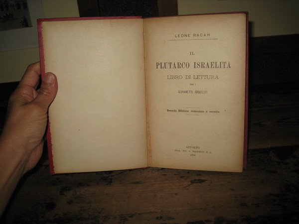 Il Plutarco israelita. Libro di lettura per i giovanetti israeliti