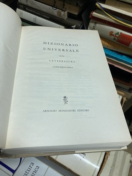 Dizionario Universale dalla Letteratura Contemporanea