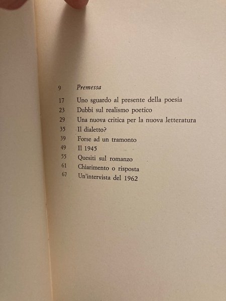 Tutto in questione