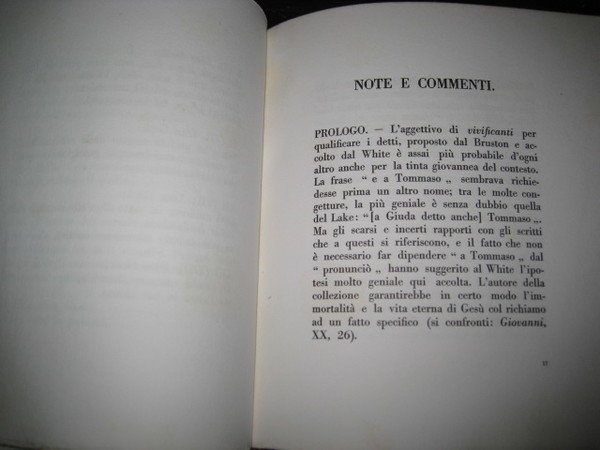 I Detti di Gesù. A cura del dott. Alberto Pincherle