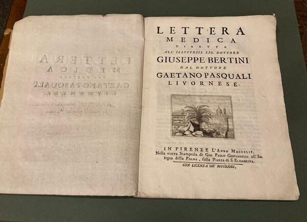 Lettera medica diretta all'Illustriss. Sig. Dottore Giuseppe Bertini