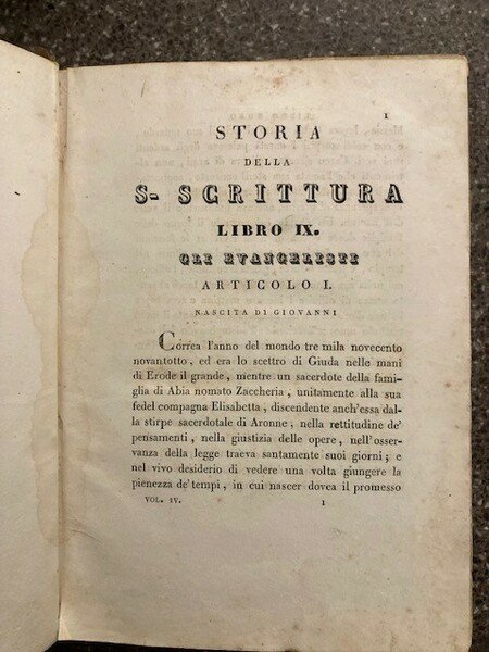 Storia della Sacra Scrittura con tavole in rame
