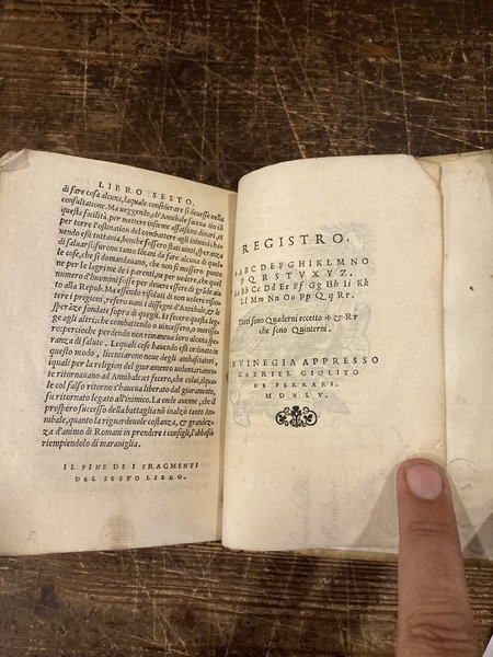 Polibio historico greco tradotto per m. Lodouico Domenichi. Con due … | Immagine Gallery 5