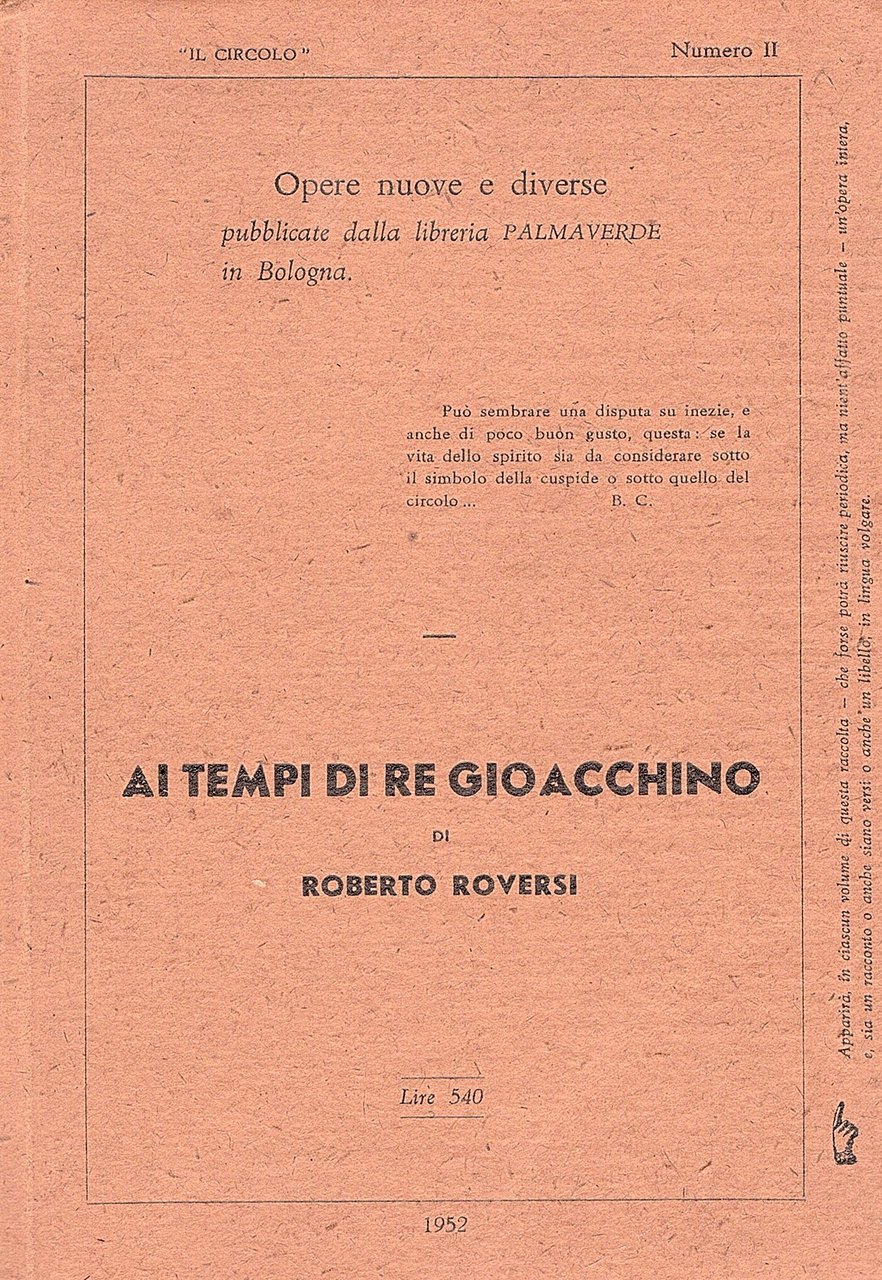 Ai tempi di Re Gioacchino