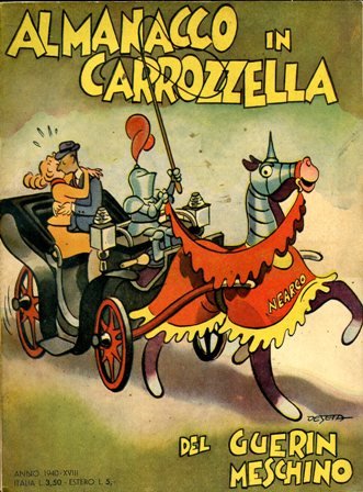 Almanacco in carrozzella del Guerin Meschino. Anno 1940