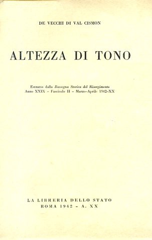 Altezza di Torino. Estratto dalla Rassegna Storica del Risorgimento. Anno …