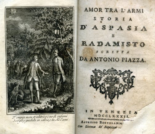 Amor tra l'armi. Storia d'Aspasia e Radamisto