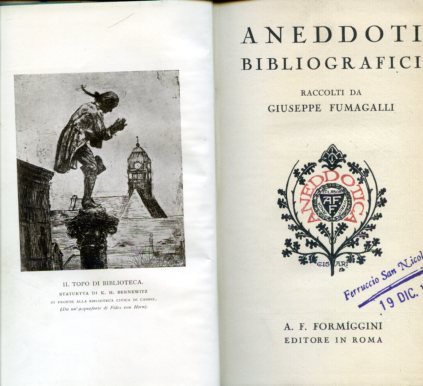 Aneddoti bibliografici raccolti