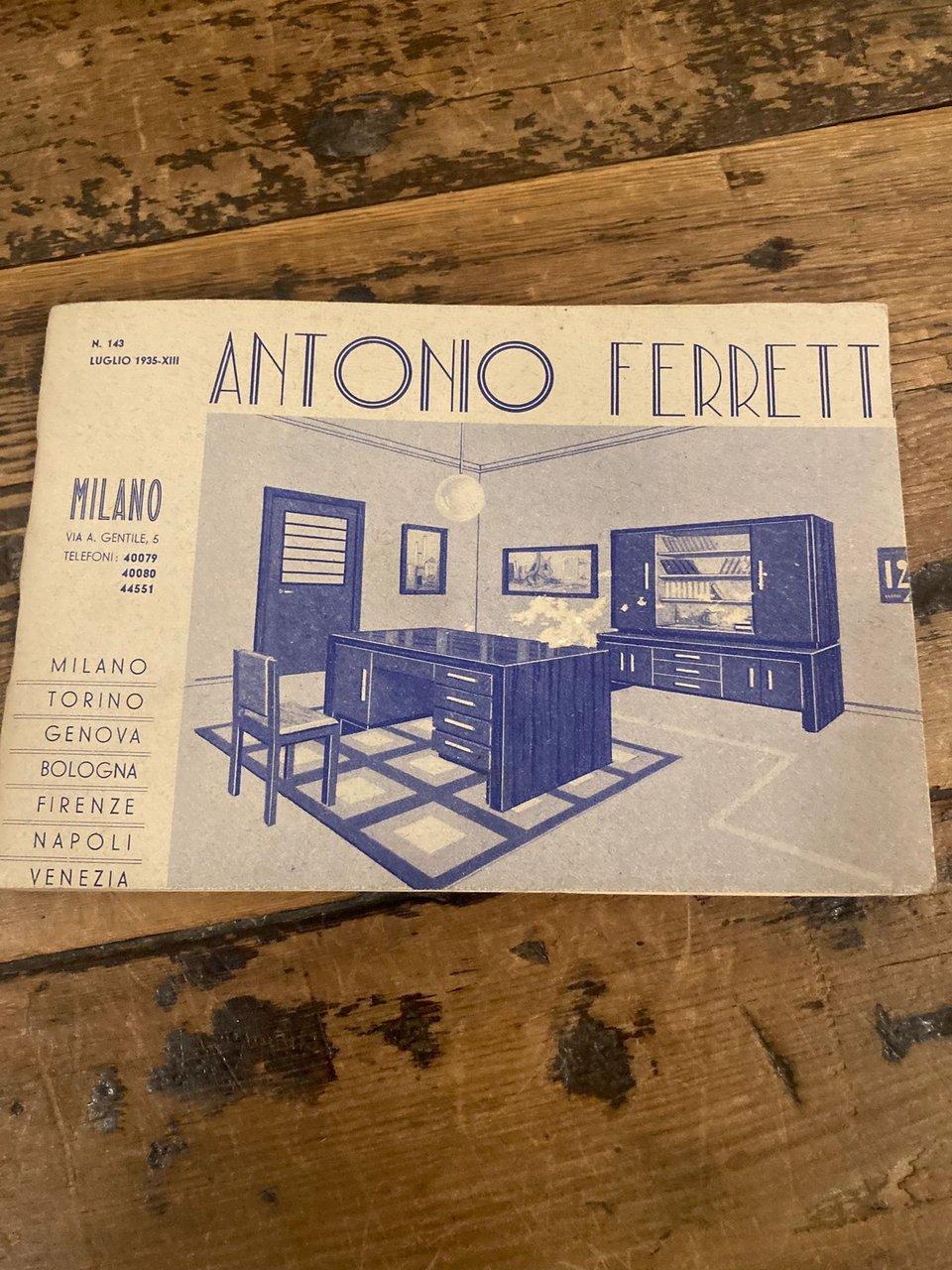 Antonio Ferretti. Arredamenti in ogni stile. Rilievi, progetti, preventivi. Mobili …