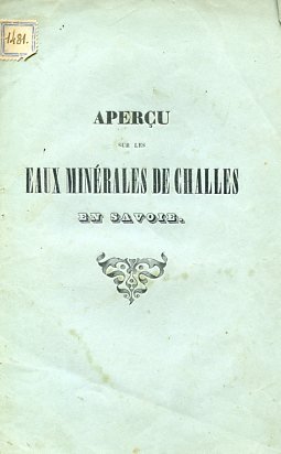 Aperçu sur la nature et les propriétés médicinales des eaux …