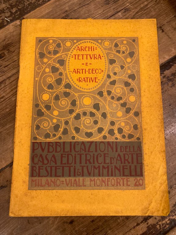 Architettura e arti decorative. Pubblicazioni della Casa Editrice d' Arte … | Immagine Gallery 1