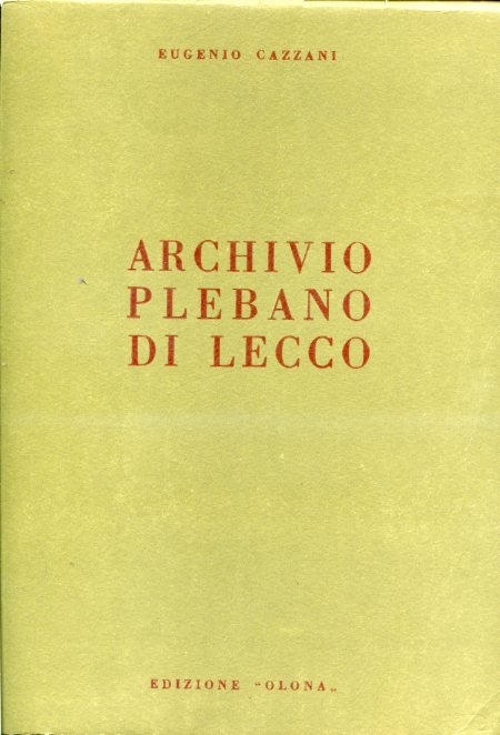 Archivio Plebano di Lecco
