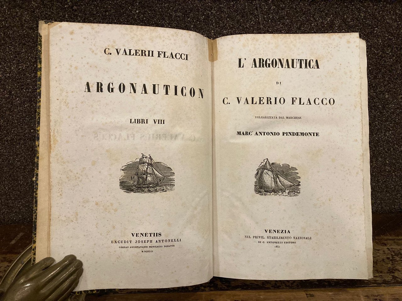 Argonauticon. L'Argonautica Volgarizzata dal marchese Marc'Antonio Pindemonte