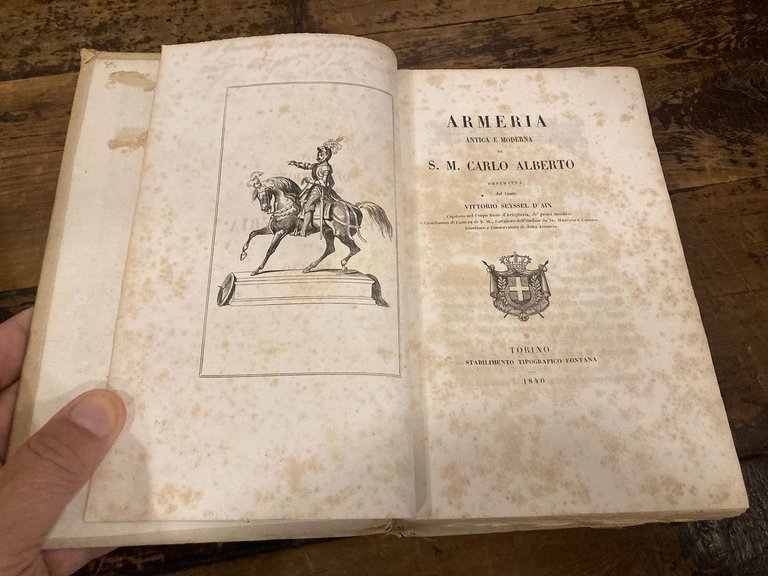 Armeria antica e moderna di S. M. Carlo Alberto descritta