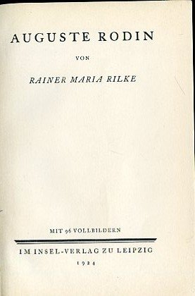 Auguste Rodin. Mit 96 Vollbildern