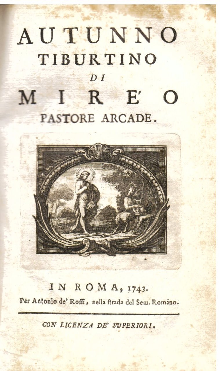 Autunno tiburtino di Miréo pastore arcade