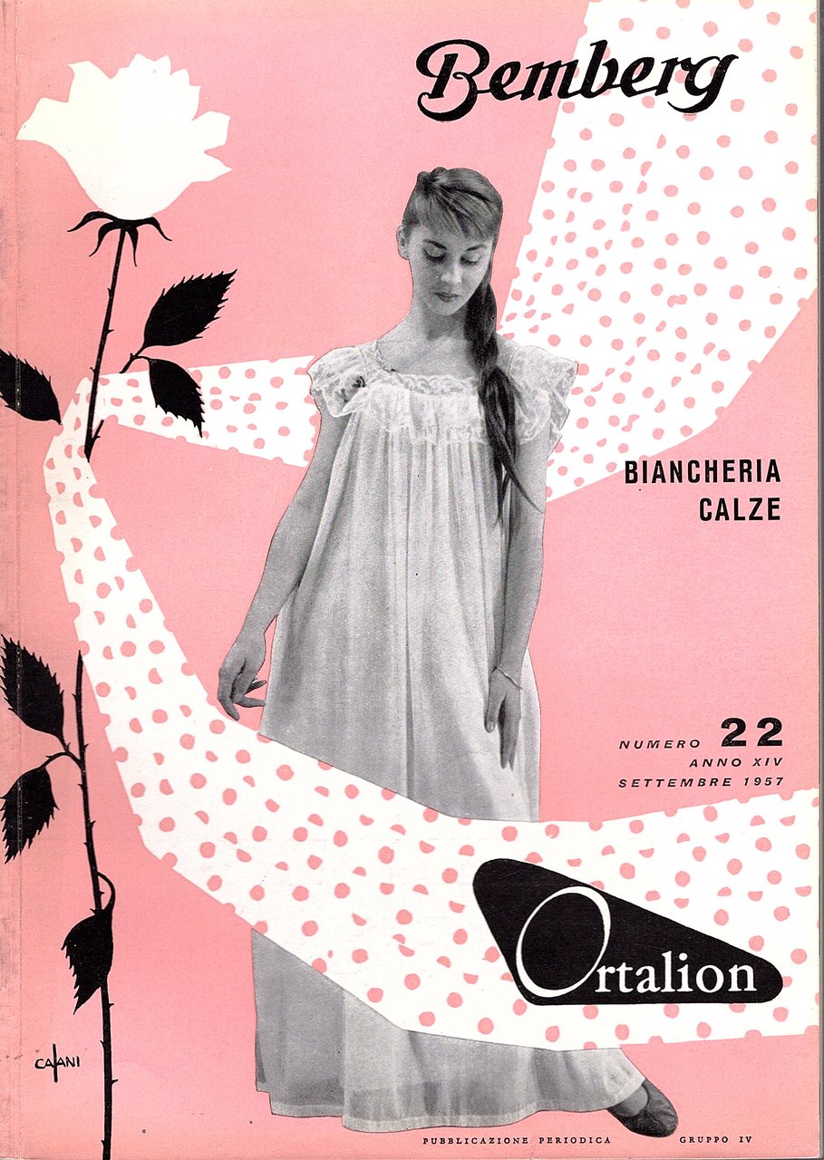 Bemberg biancheria e calze. n. 22 Anno XIV settembre 1957. | Immagine principale