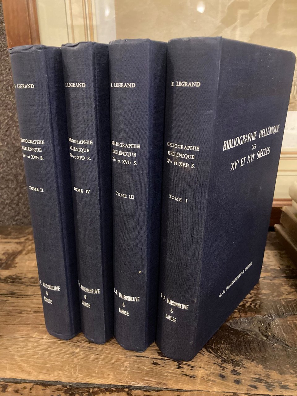 Bibliographie Hellénique des XV et XVI siècles ou description raisonnée …