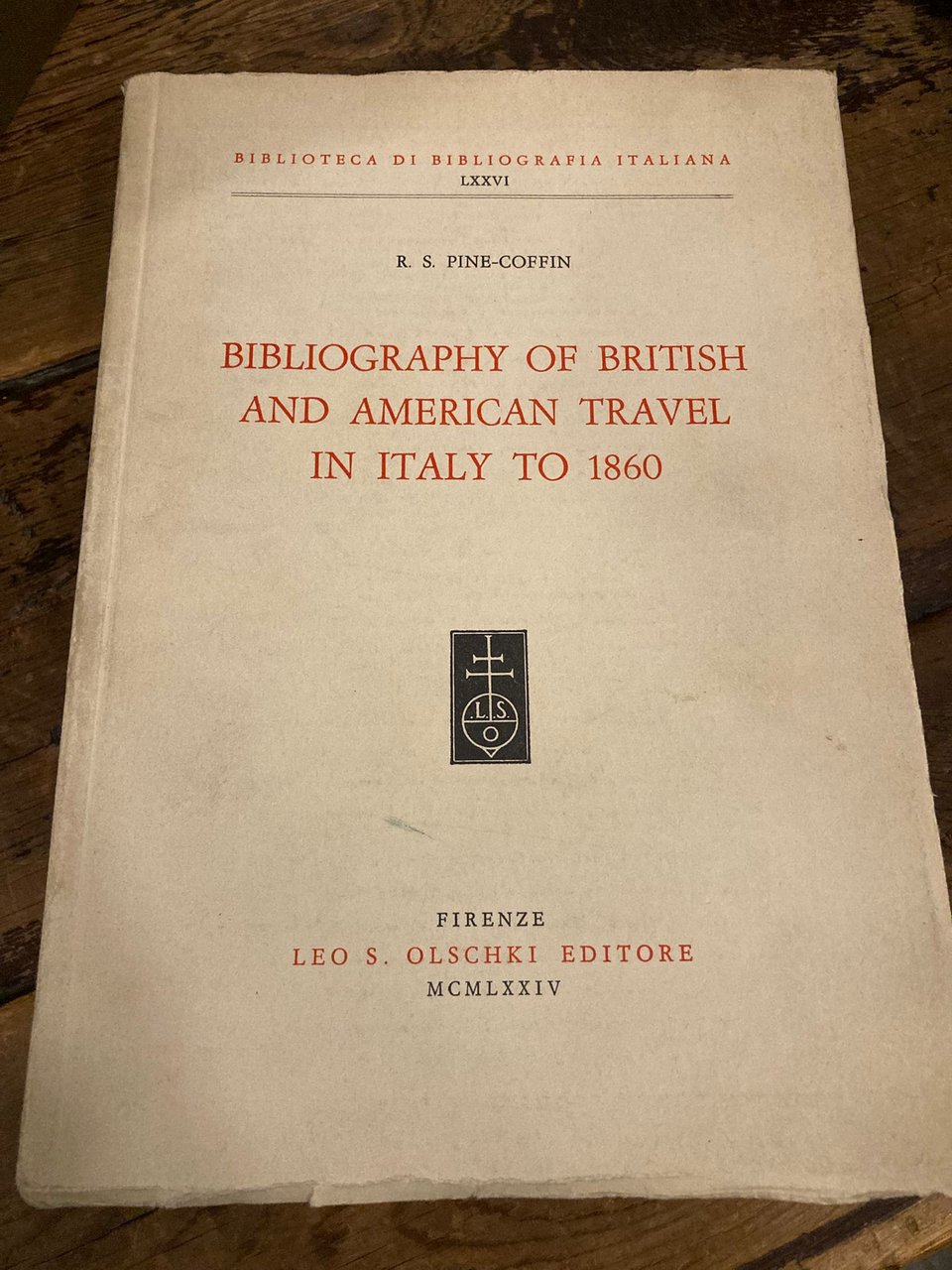 Bibliography of british and american travel in Italy to 1860 | Immagine principale