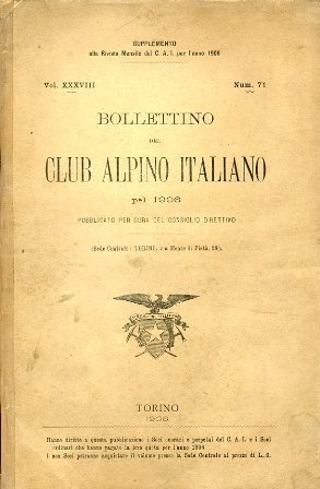 Bollettino del Club Alpino Italiano pel 1906 pubblicato per cura …