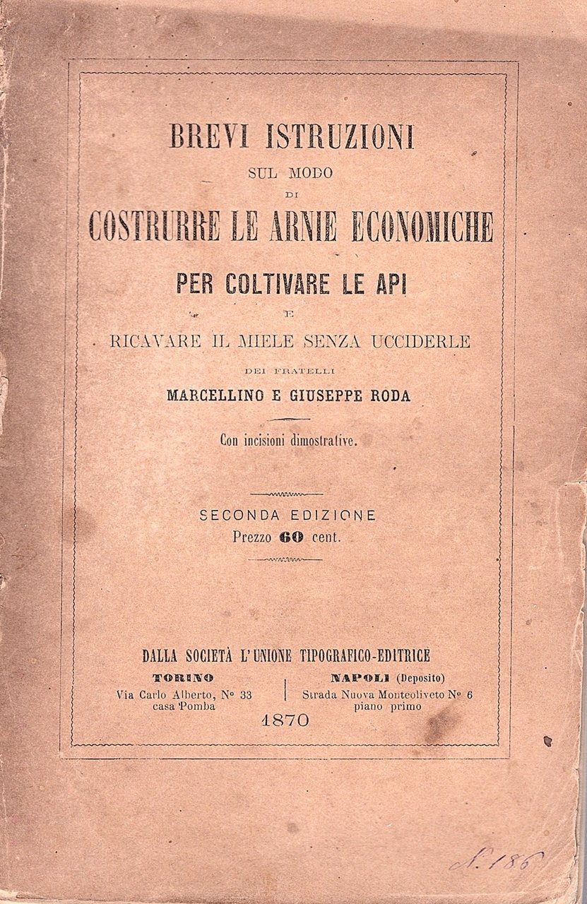 Brevi istruzioni sul modo di costruire le arnie economiche per …