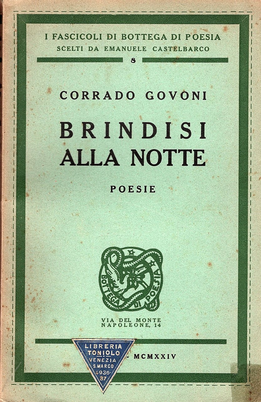 Brindisi alla notte. Poesie