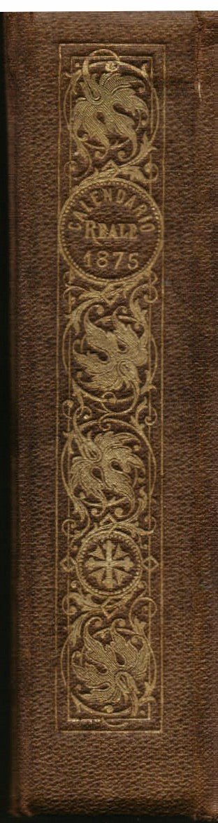 Calendario Reale per l'anno 1875