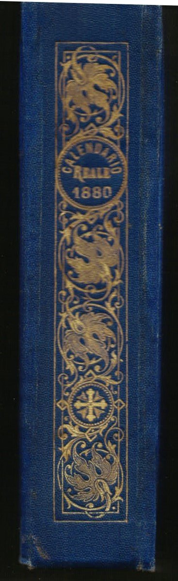 Calendario Reale per l'anno 1880